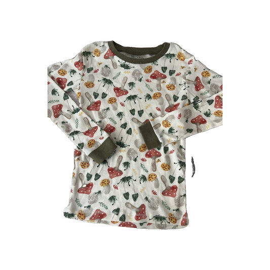 Burt's Bees Unisex Mushrooms Pajamas Size: 5 Mushrooms