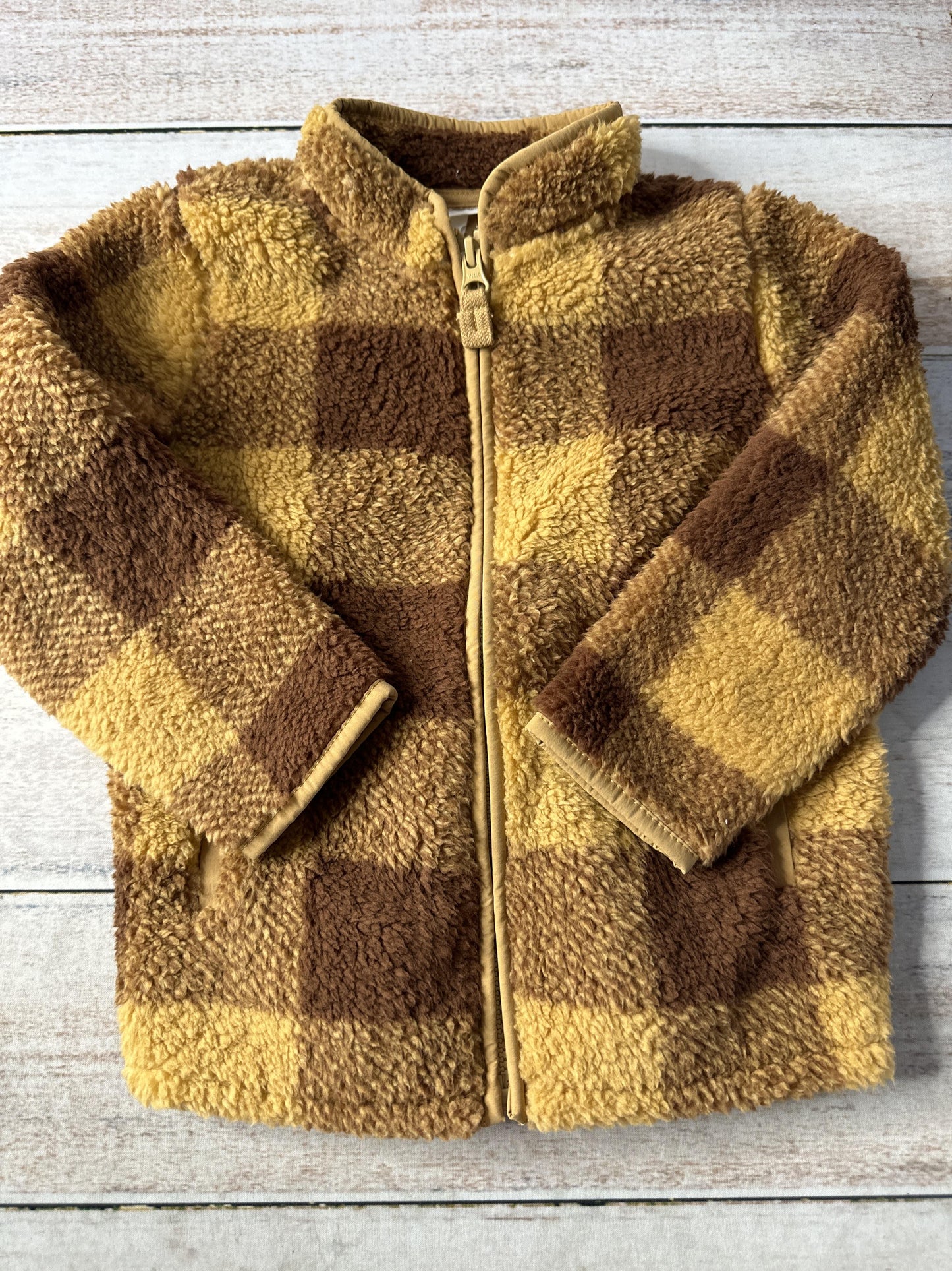 Cat & Jack Girls Mustard | Brown Shirt Size: 3T Mustard | Brown