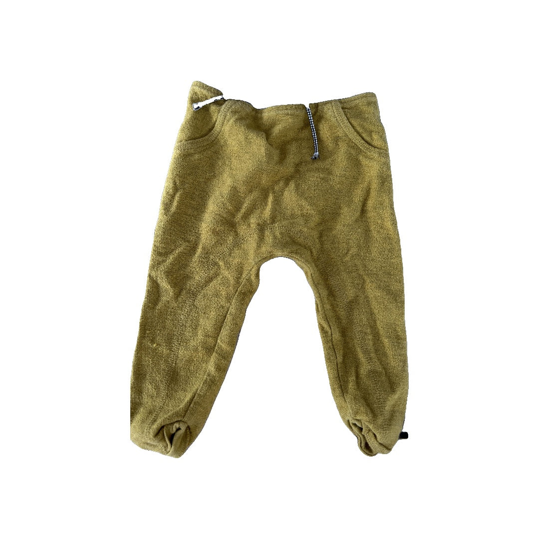 Next Baby Boys Mustard | Grey Pants Size: 6-9 months Mustard | Grey
