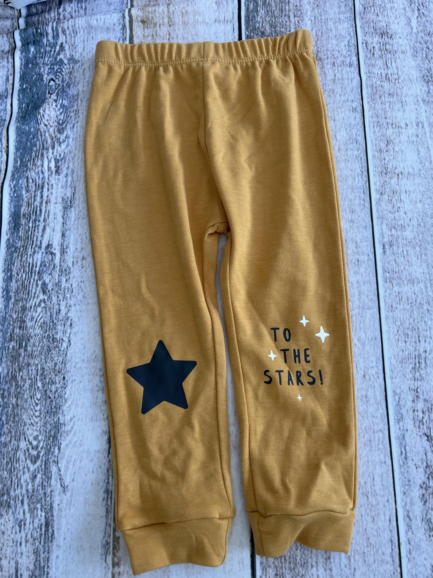 PL Baby Boys Mustard | Stars Pants Size: 24 months Mustard | Stars