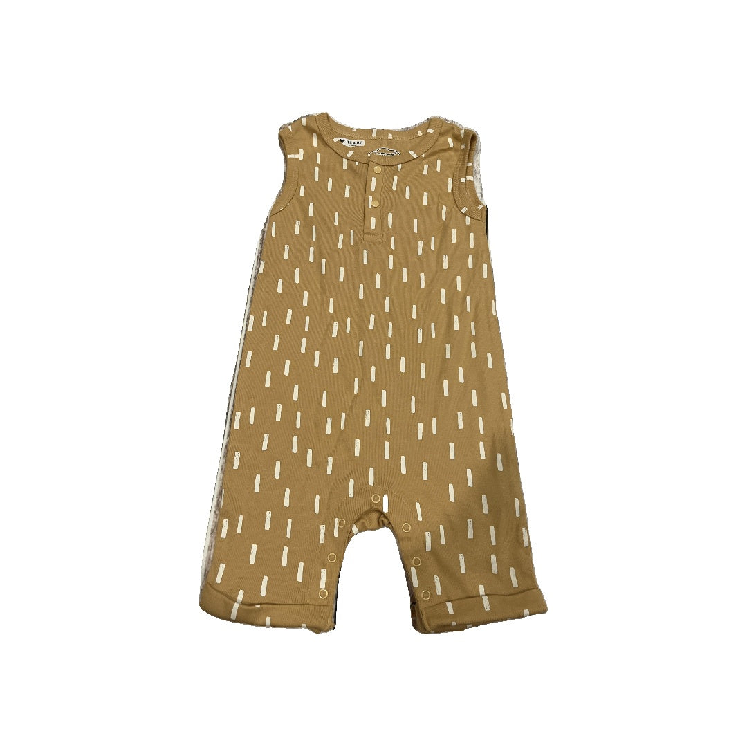 Lamaze Boys Mustard | White | Pattern Romper Size: 18 months Mustard | White | Pattern