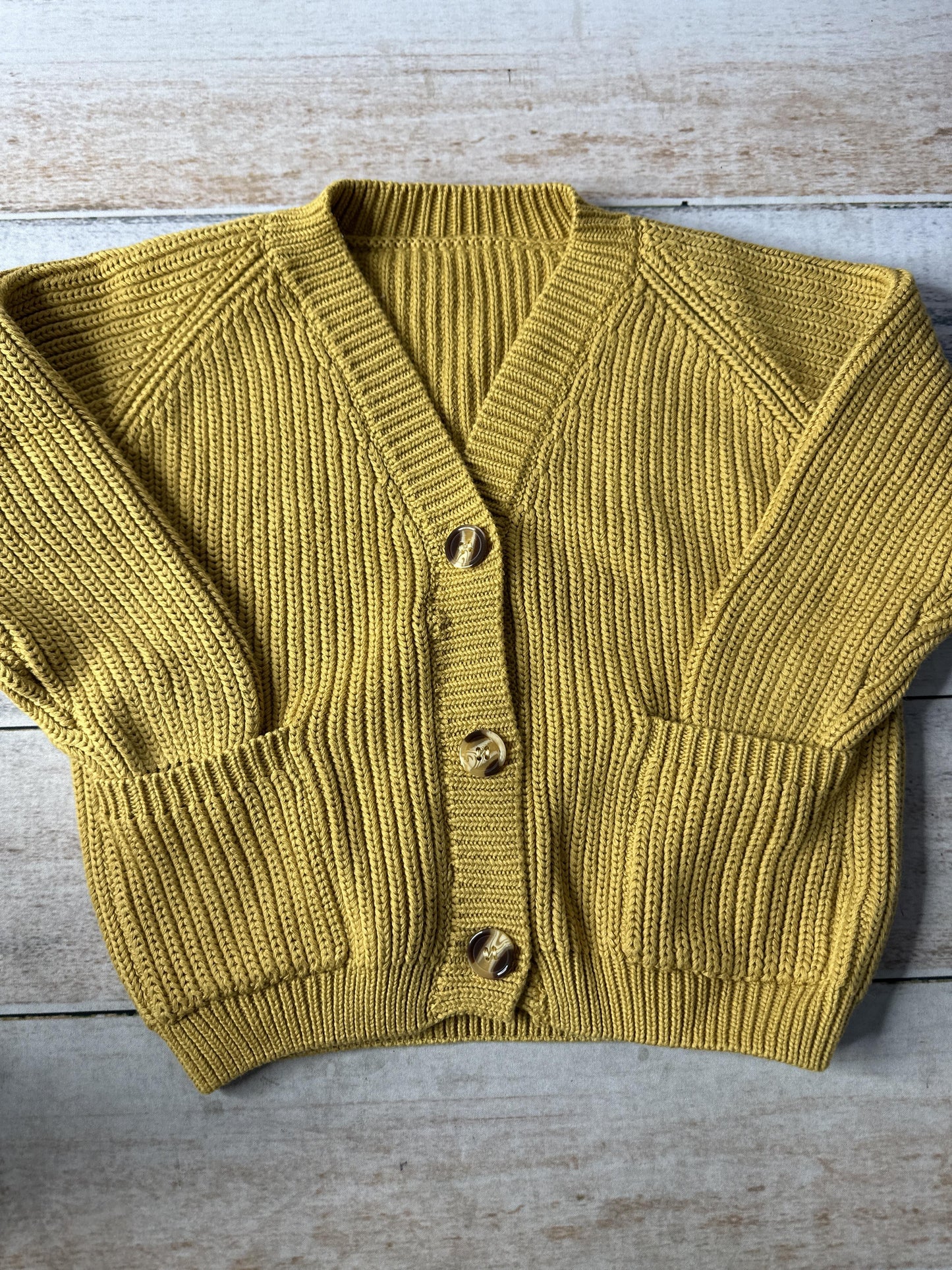 Unisex Mustard Sweater Size: 2T Mustard