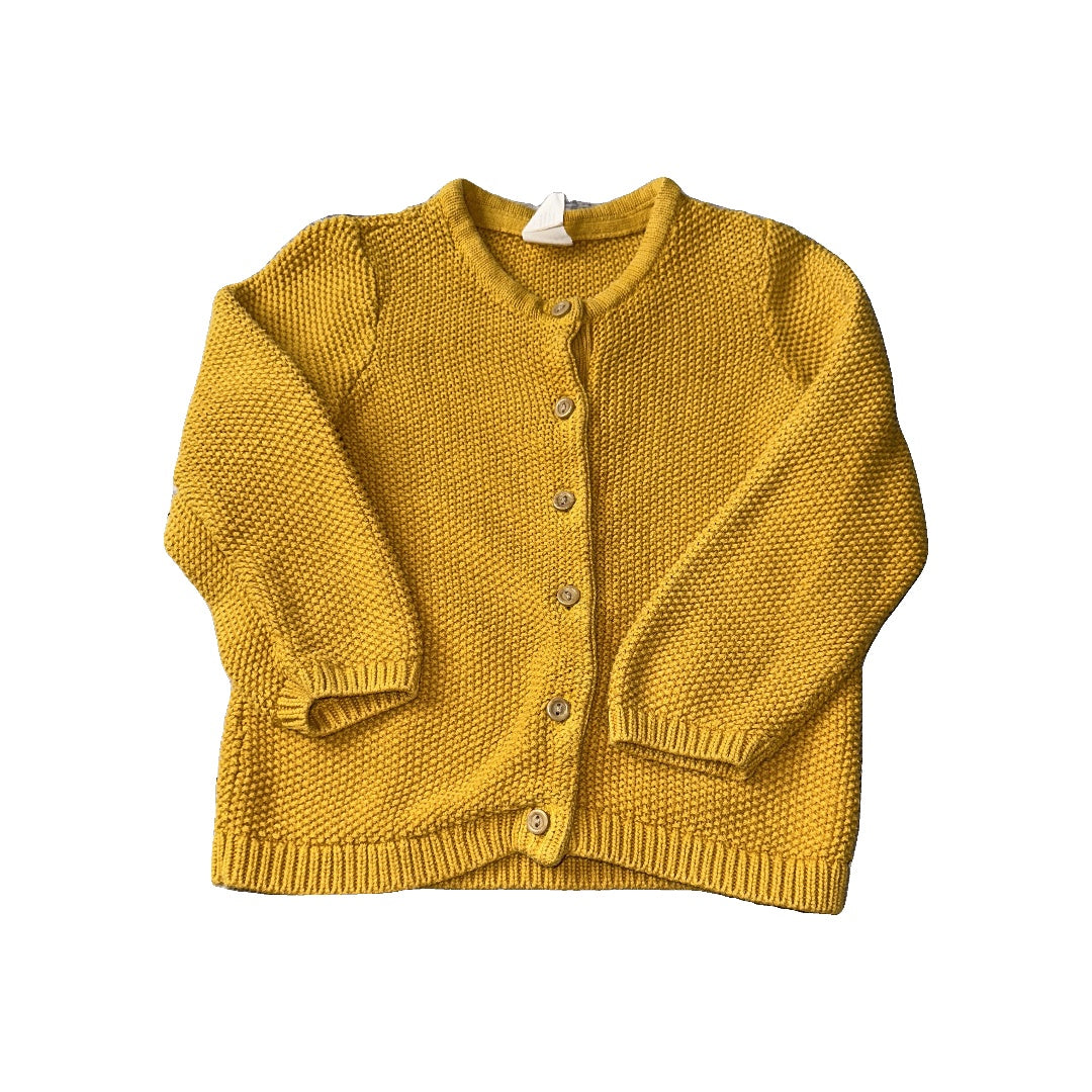 Girls Mustard Sweater Size: 12-18 months Mustard