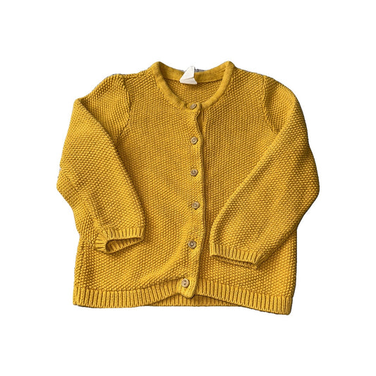 Girls Mustard Sweater Size: 12-18 months Mustard