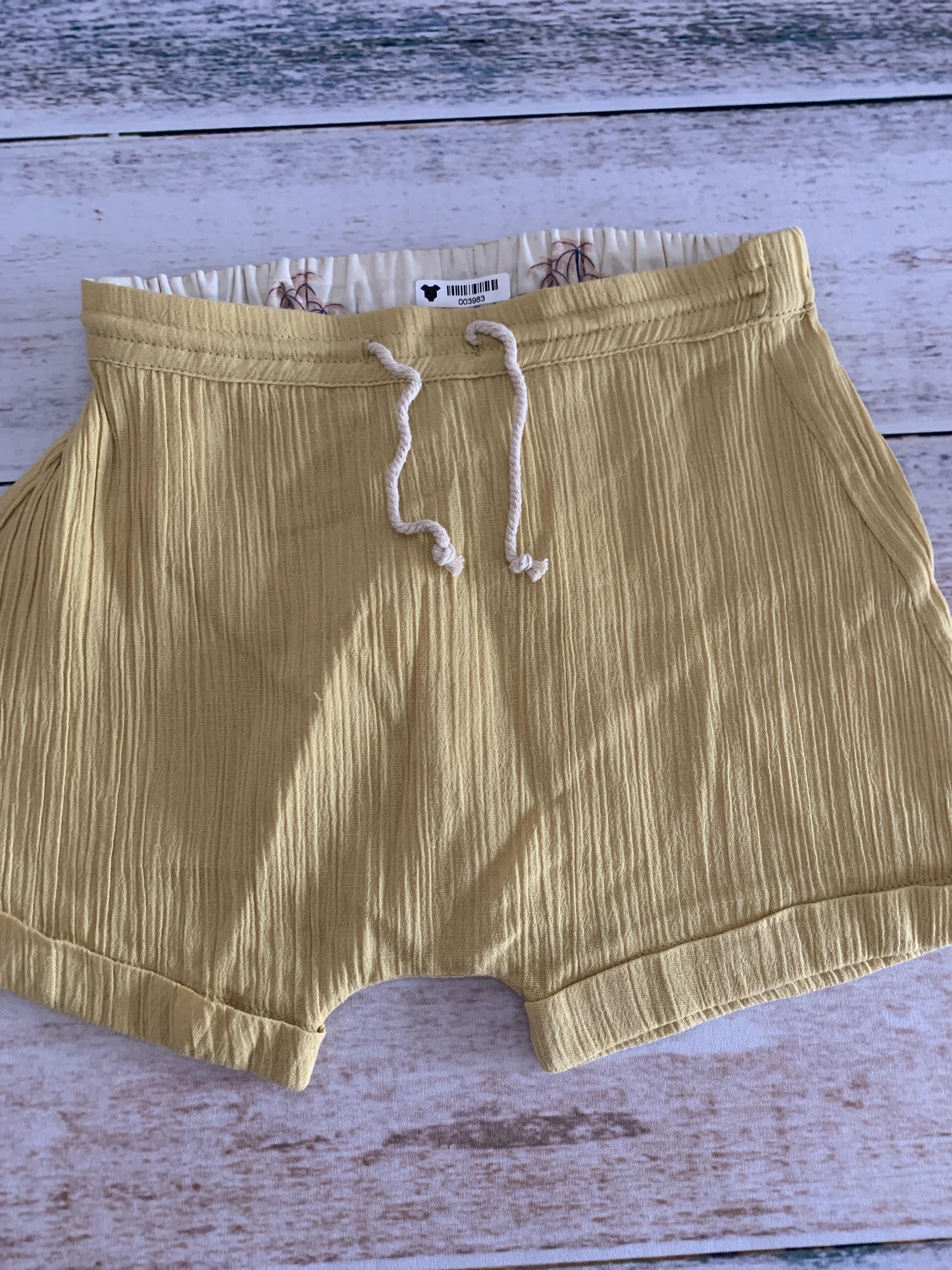 Louise Misha Unisex Mustard Shorts Size: 18 months Mustard