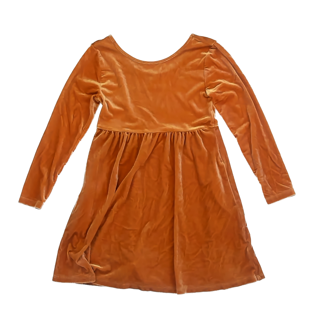 Old Navy Girls Mustard Dress Size: M (8) Mustard