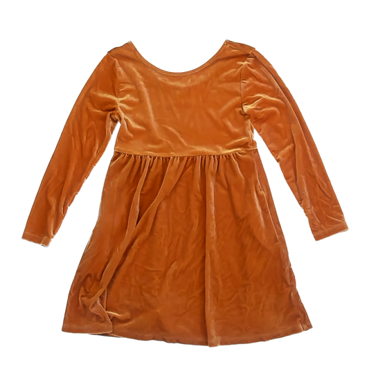 Old Navy Girls Mustard Dress Size: M (8) Mustard