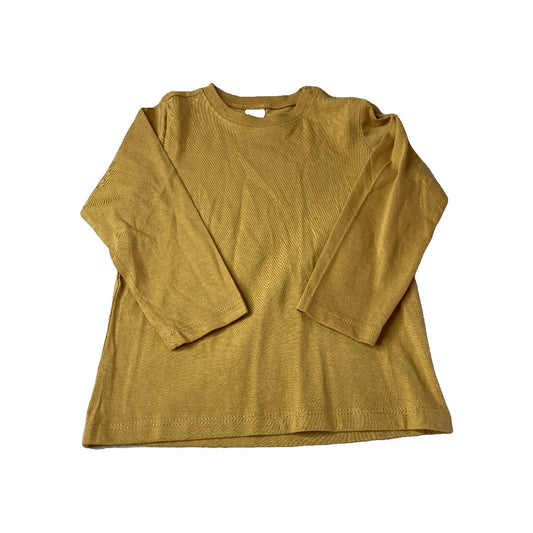 H&M Unisex Mustard Long Sleeve Shirt Size: 2T Mustard