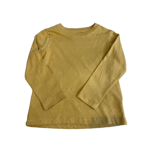 H&M Boys Mustard Long Sleeve T-Shirt Size: 2T Mustard