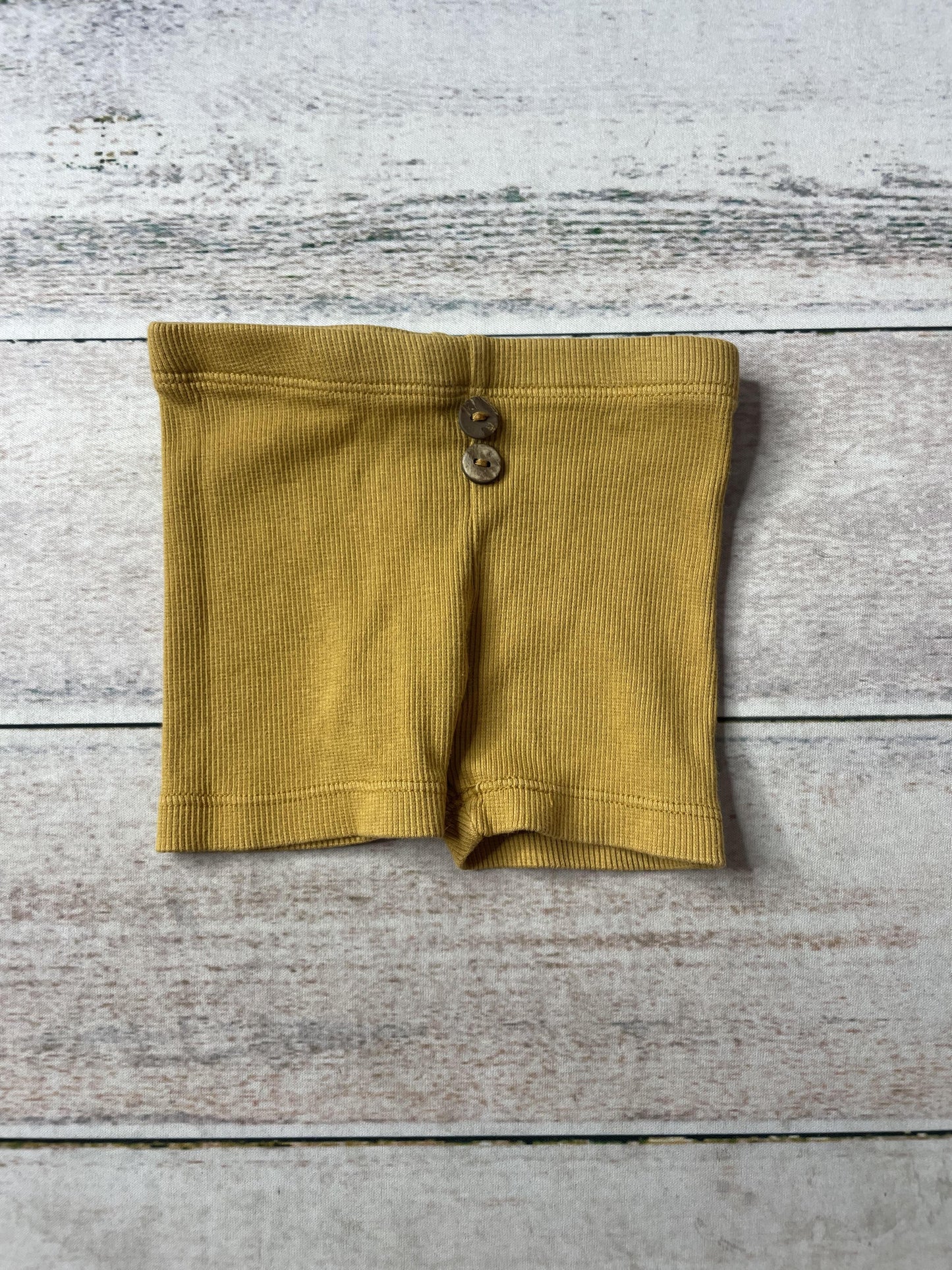 Kidwild Unisex Mustard Shorts Size: 3-6 months Mustard