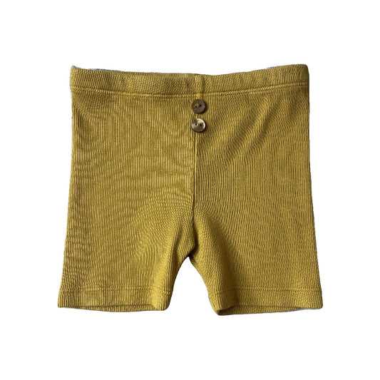 KId Wild Unisex Mustard Shorts Size: 18-24 months Mustard