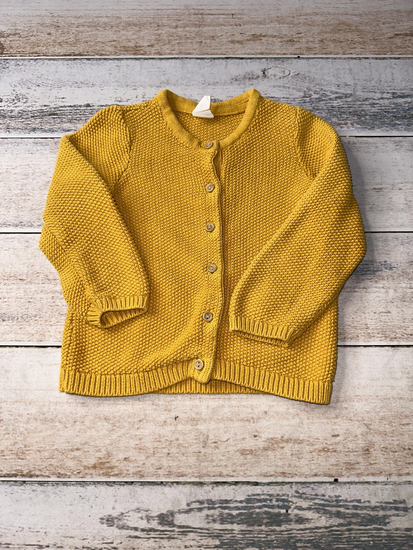 Girls Mustard Sweater Size: 12-18 months Mustard