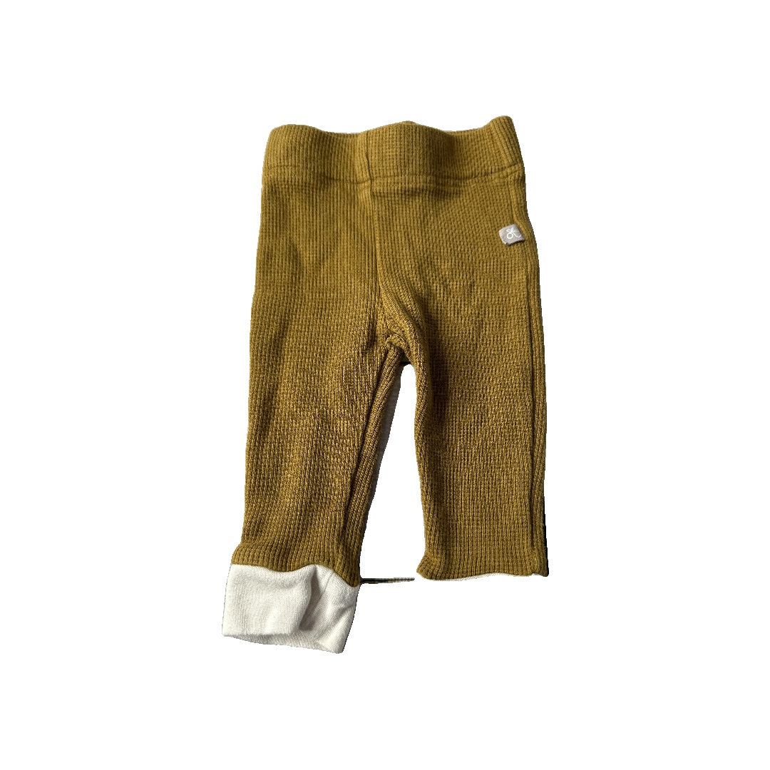 Goumi Unisex Mustard Pants Size: 0-3 months Mustard
