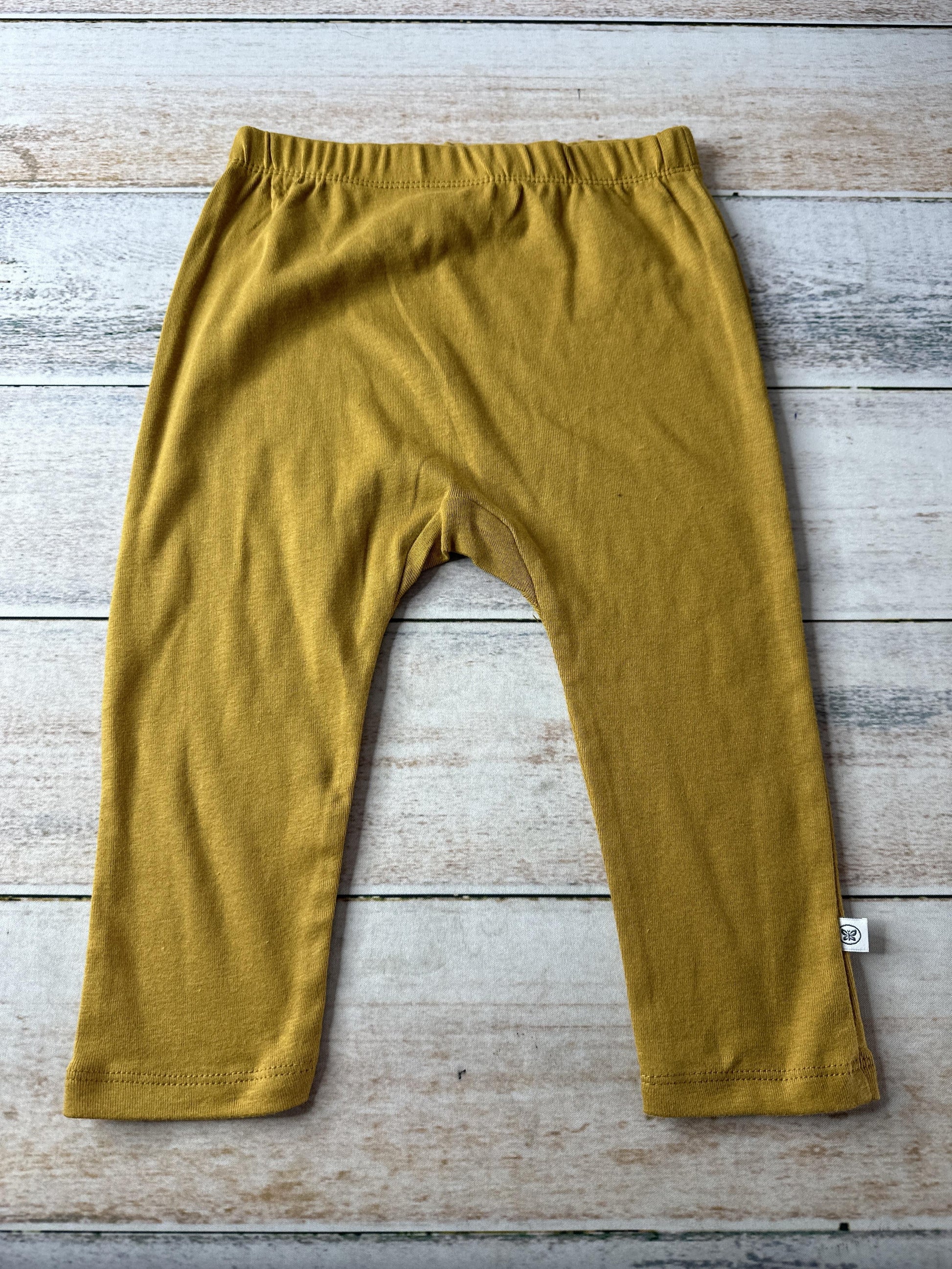 Honest Co Unisex Mustard Pants Size: 24 months Mustard