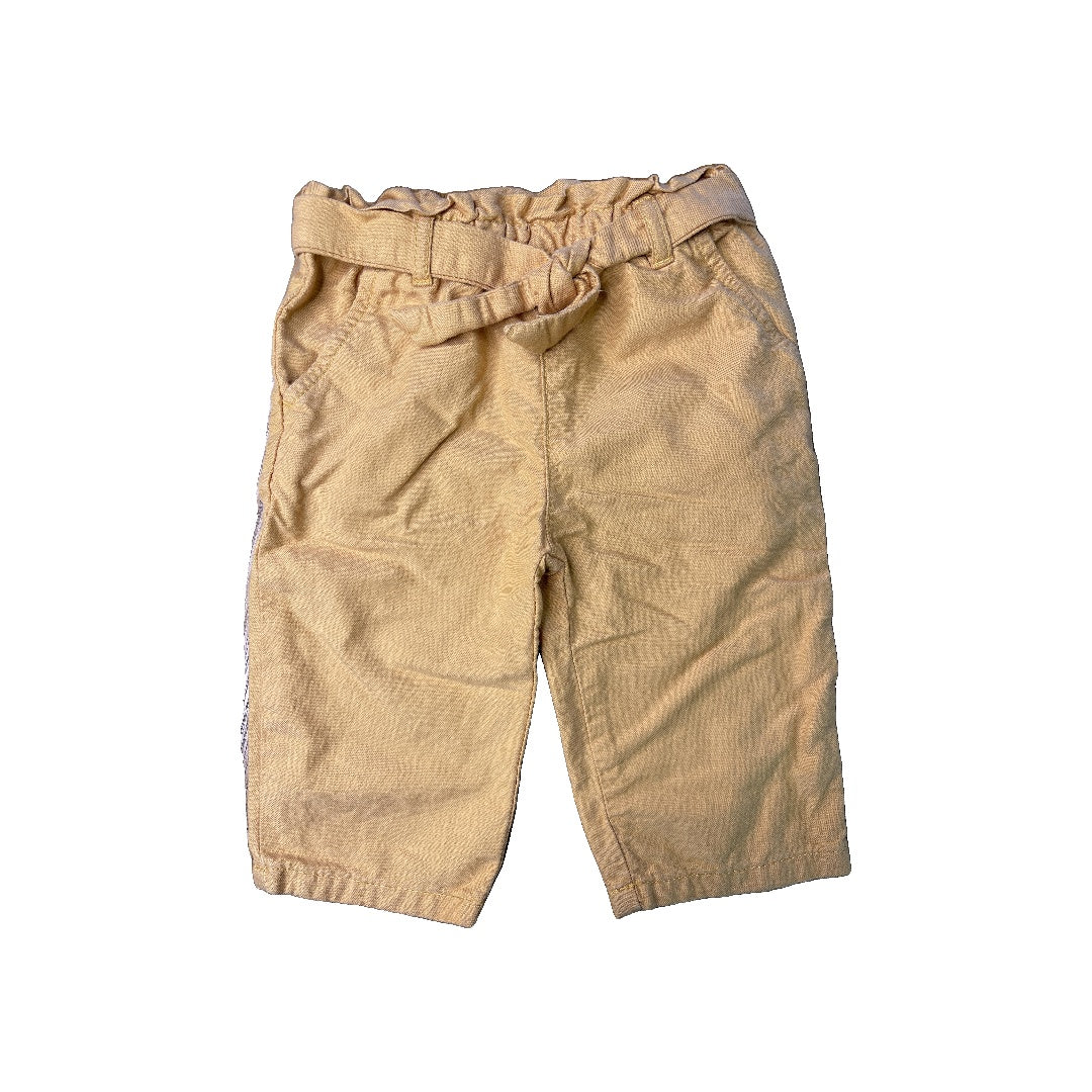 OshKosh Girls Mustard Pants Size: 6-12 months Mustard