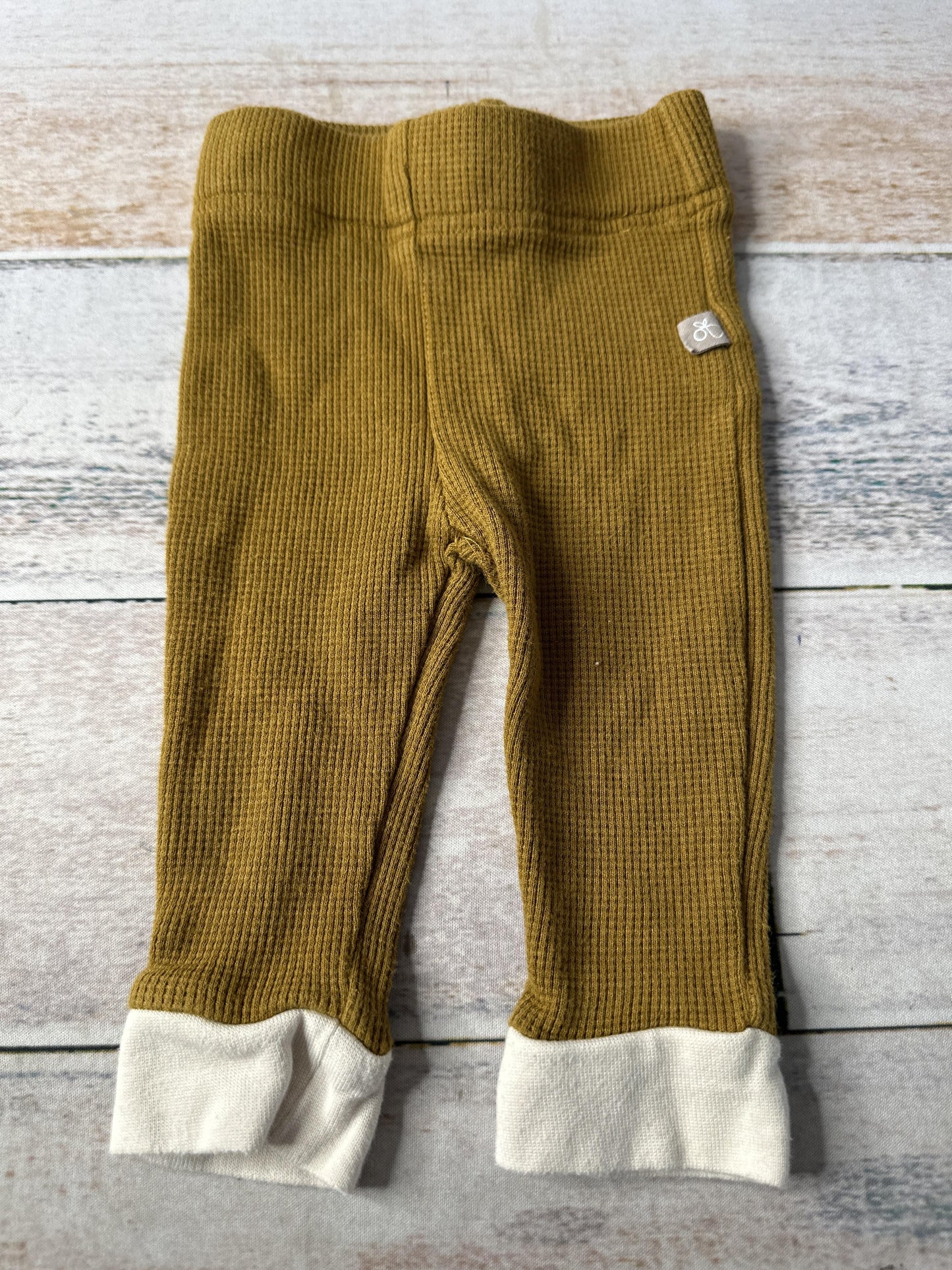 Goumi Unisex Mustard Pants Size: 0-3 months Mustard