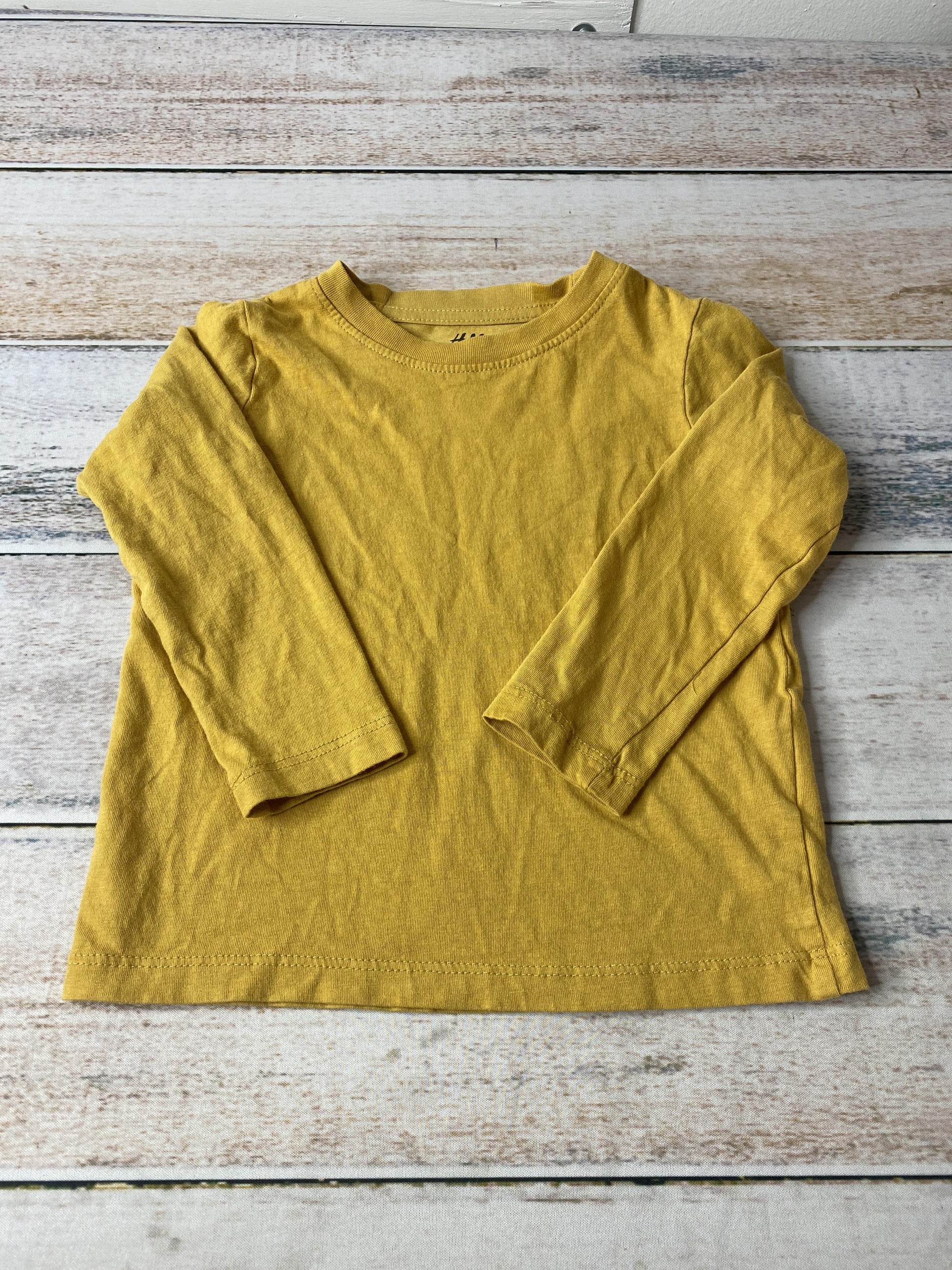 H&M Unisex Mustard Long Sleeve Shirt Size: 2T Mustard