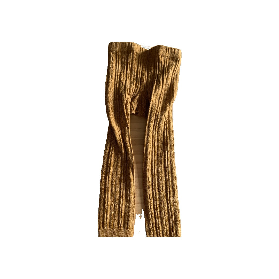 Kate Quinn Girls Mustard Leggings Size: 18-24 months Mustard