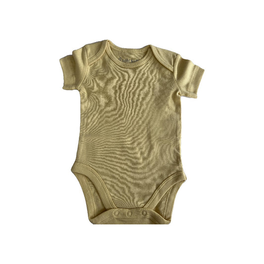 Mac and Moon Unisex Mustard Onesie Size: 3 months Mustard