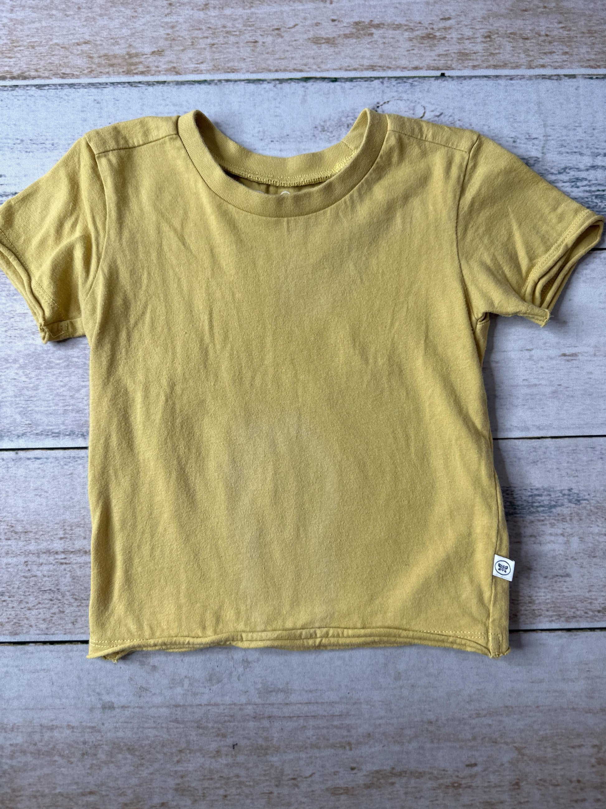 Honest co Unisex Mustard T-Shirt Size: 12 months Mustard