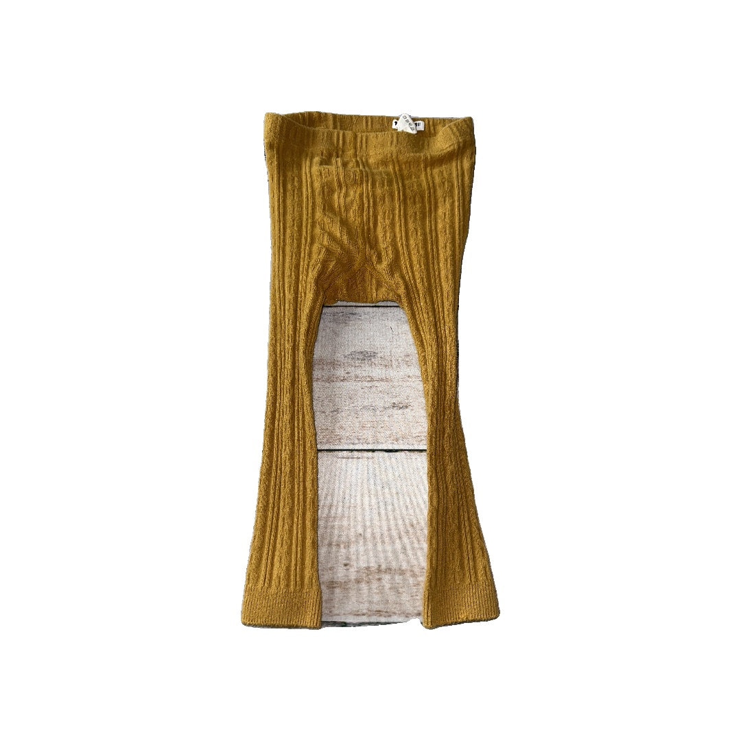 Kate Quinn Girls Mustard Leggings Size: 2T Mustard