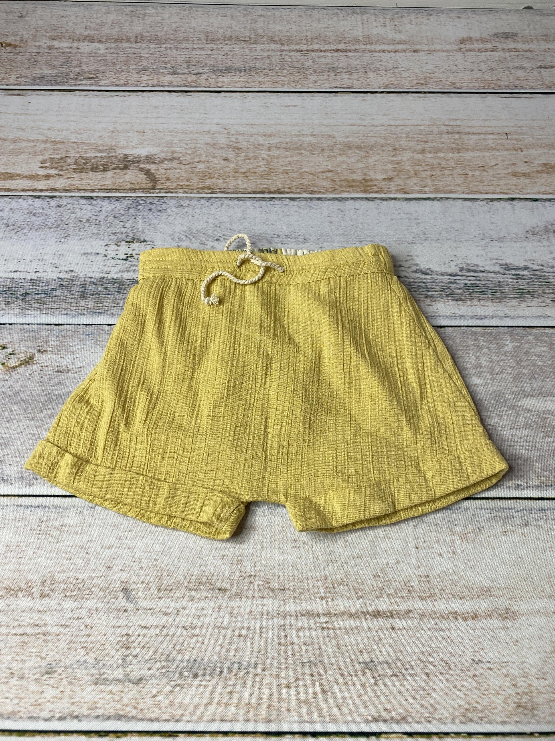 Louise Misha Boys Mustard Shorts Size: 3 months Mustard