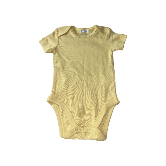 Mac and Moon Unisex Mustard Onesie Size: 6 months Mustard