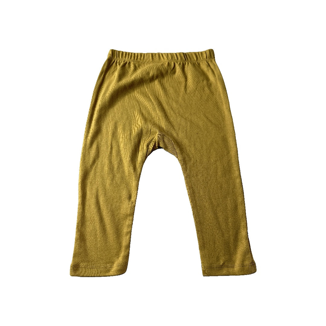 Honest Co Unisex Mustard Pants Size: 24 months Mustard