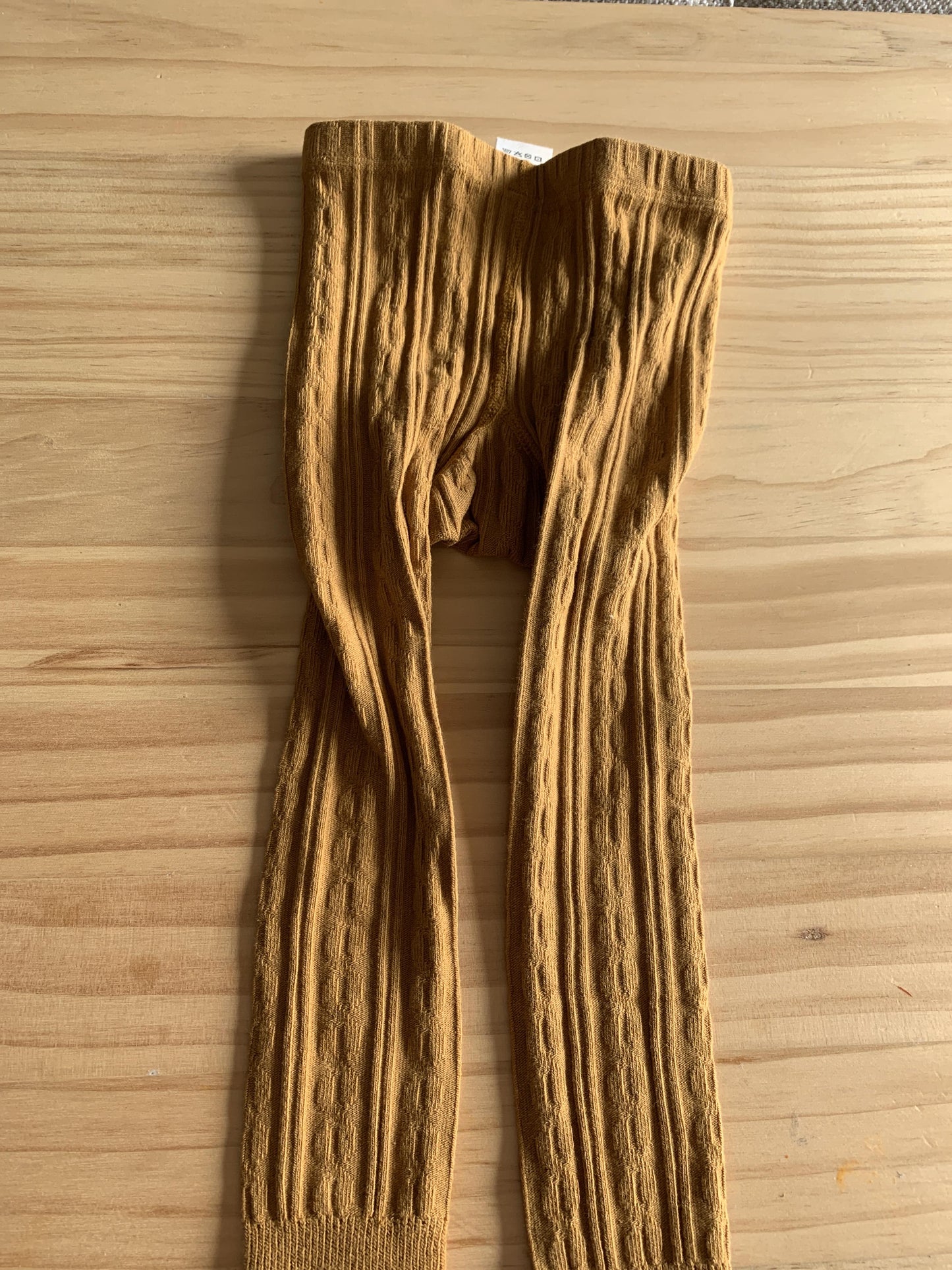 Kate Quinn Girls Mustard Leggings Size: 18-24 months Mustard