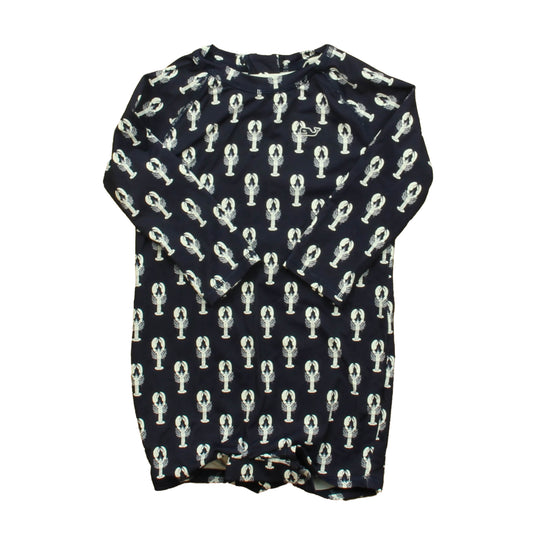 Vineyard Vines Boys Navy Anchors 1-piece Swimsuit Size: 18-24 Months Navy Anchors
