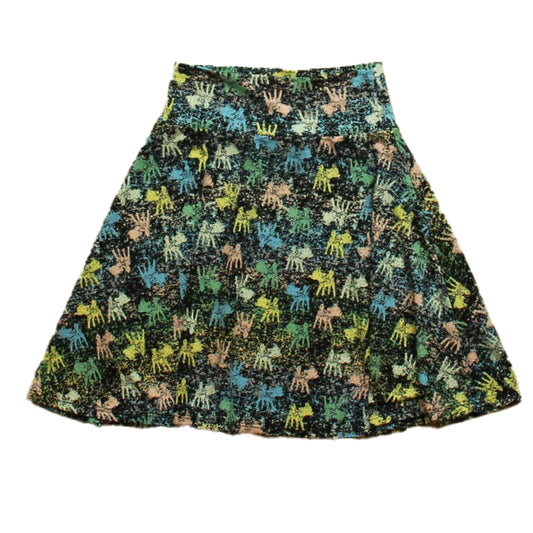 Lularoe Girls Navy Animals Skirt Size: 4T Navy Animals