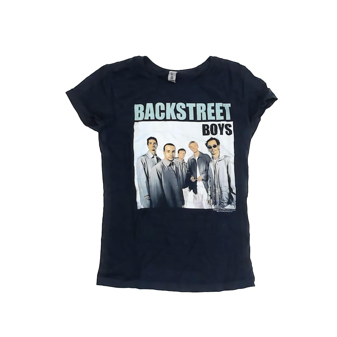 Unknown Girls Navy Backstreet Boys T-Shirt Size: YXL 14-16 Years Navy Backstreet Boys