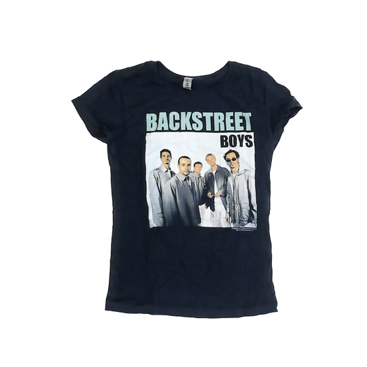 Unknown Girls Navy Backstreet Boys T-Shirt Size: YXL 14-16 Years Navy Backstreet Boys