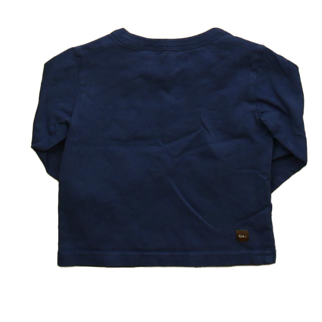 Tea Boys Navy Bird Long Sleeve T-Shirt Size: 9-12 Months