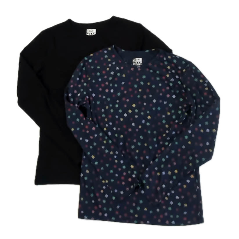 32 Degrees Boys Navy | Black Long Sleeve Shirt Size: 14-16 Years Navy | Black