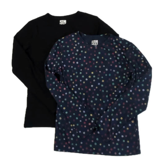 32 Degrees Boys Navy | Black Long Sleeve Shirt Size: 14-16 Years Navy | Black