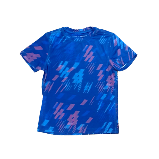 Rockets Of Awesome Boys Navy | Blue and Maroon Design T-Shirt Size: 5T Navy | Blue and Maroon Design