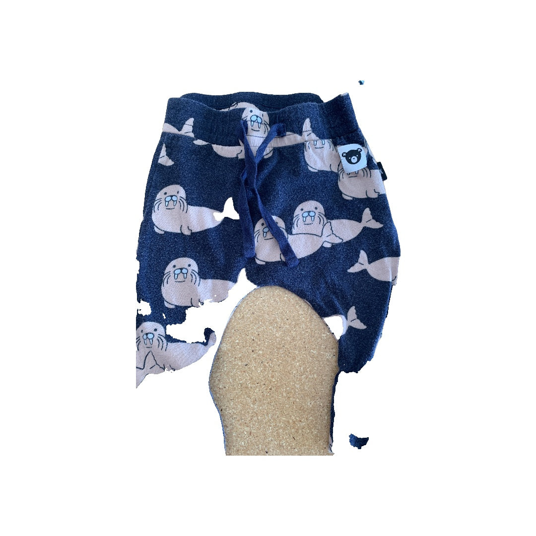 Boys Navy Blue | animals Pants Size: 3-6 months Navy Blue | animals