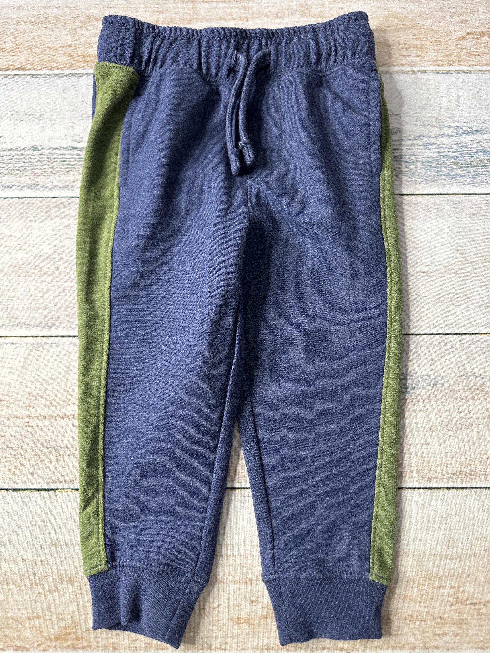 Cat & Jack Boys Navy Blue | Army Green Pants Size: 2T Navy Blue | Army Green