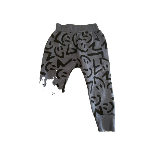 Dot Boys Navy Blue | Black | Pattern Pants Size: 2T Navy Blue | Black | Pattern