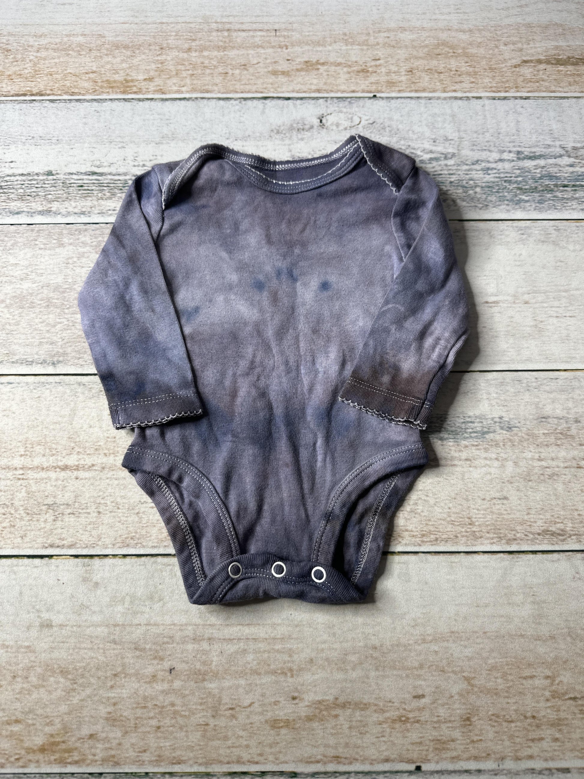 Carters Girls Navy Blue | Brown | Tie Dye Onesie Size: 3 months Navy Blue | Brown | Tie Dye
