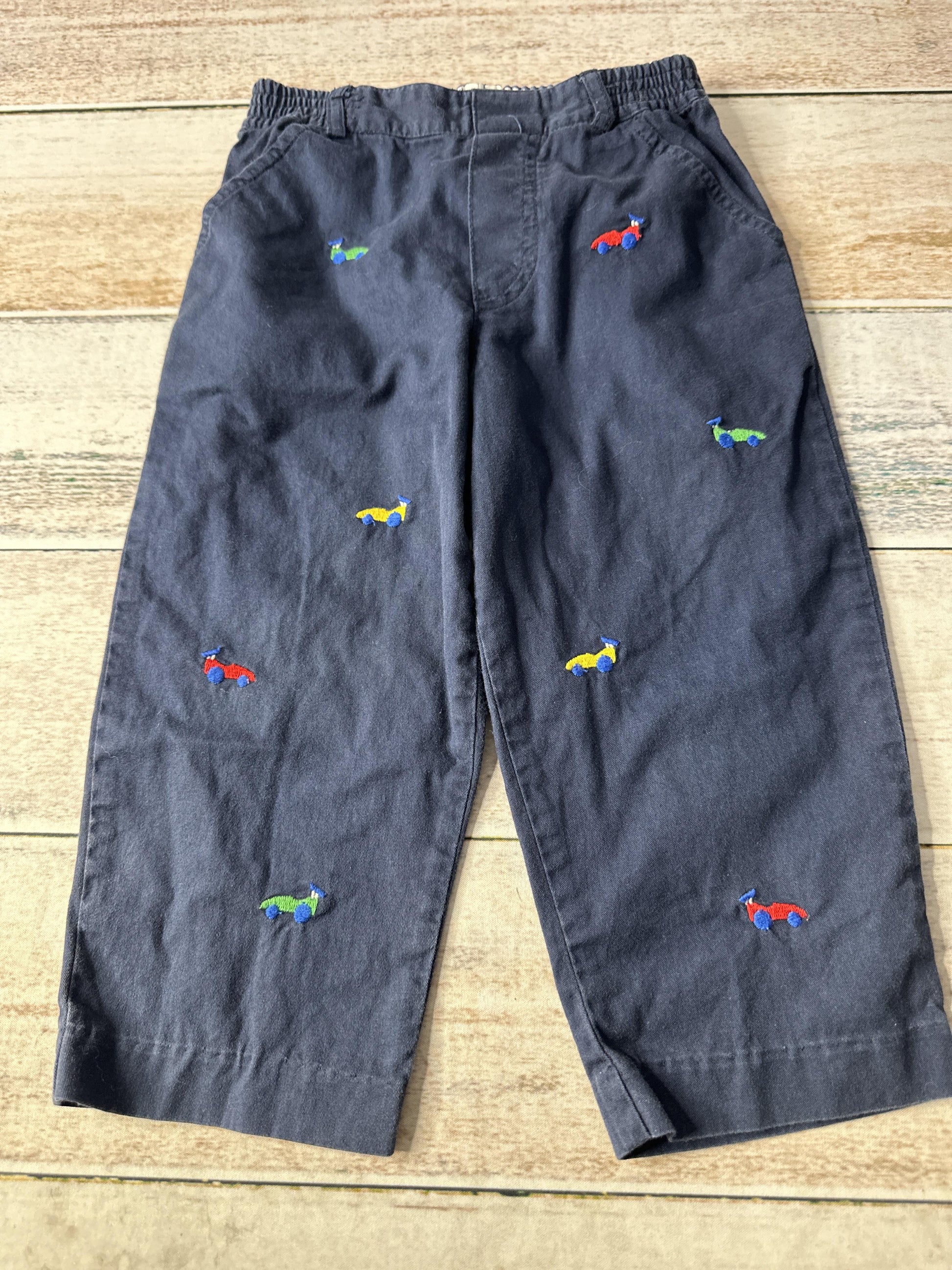 Florence Eiseman Boys Navy Blue | Car Pants Size: 2T Navy Blue | Car