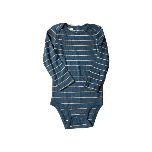 Carters Boys Navy Blue | cream Onesie Size: 24 months Navy Blue | cream