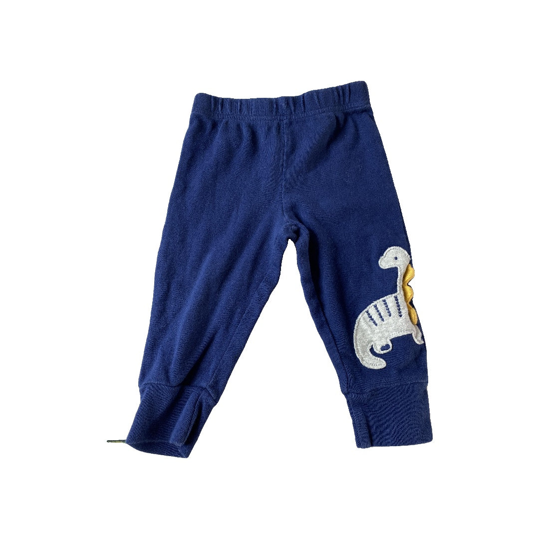 Carters Unisex Navy Blue | Dinosaur Pants Size: 9 months Navy Blue | Dinosaur