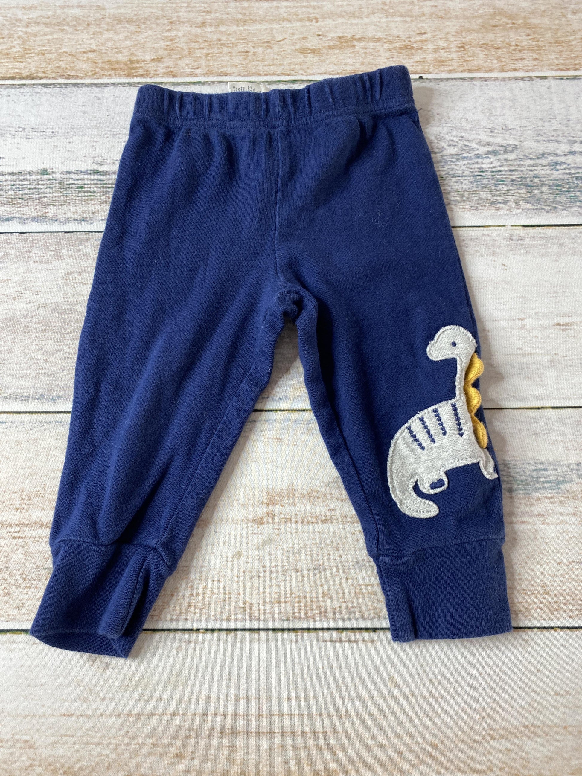 Carters Unisex Navy Blue | Dinosaur Pants Size: 9 months Navy Blue | Dinosaur