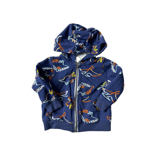 Carters Unisex Navy Blue | Dinosaur Hoodie Size: 9 months Navy Blue | Dinosaur