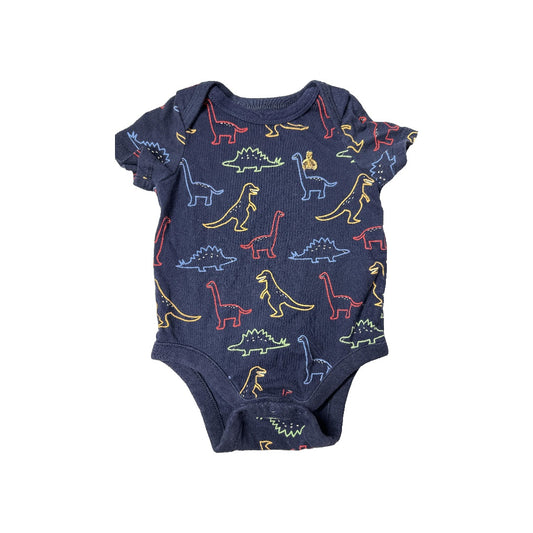 Gap Unisex Navy Blue | Dinosaur Onesie Size: 6-12 months Navy Blue | Dinosaur
