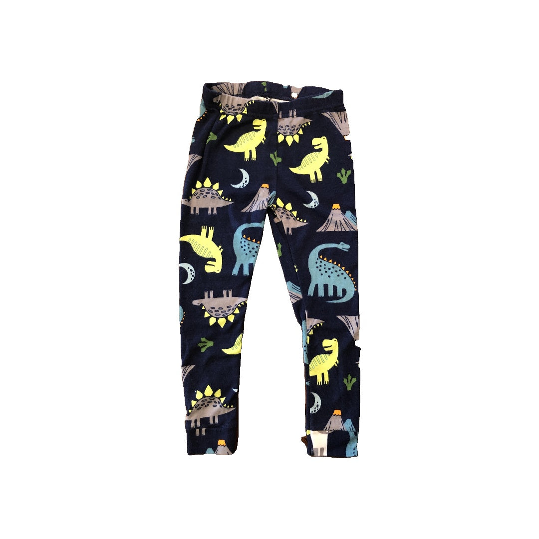 Carters Boys Navy Blue | Dinosaur Pajamas Size: 3T Navy Blue | Dinosaur