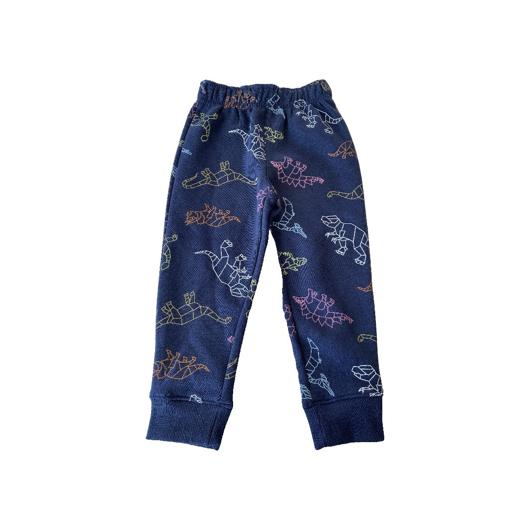 Cat & Jack Boys Navy Blue | Dinosaur Pants Size: 3T Navy Blue | Dinosaur