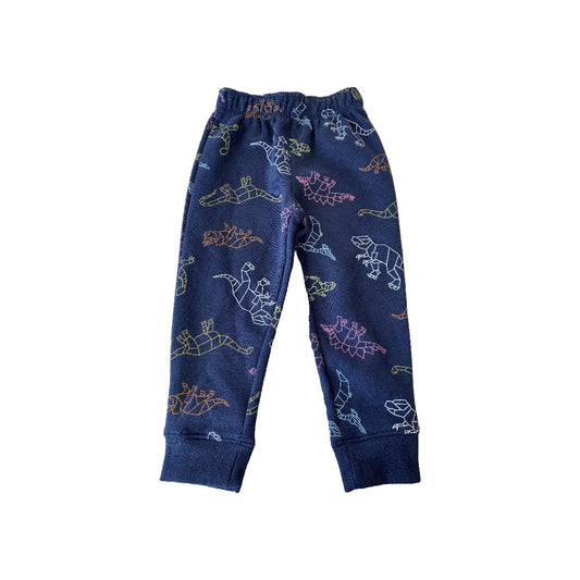 Cat & Jack Boys Navy Blue | Dinosaur Pants Size: 3T Navy Blue | Dinosaur